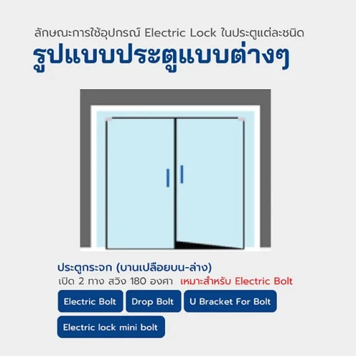 HIP Electric Lock รุ่น Drop Bolt-1