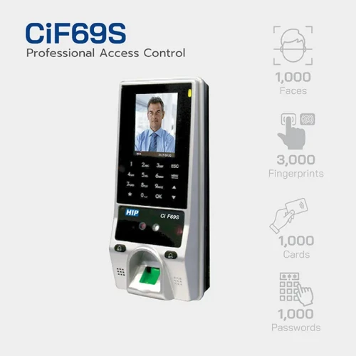 HIP Face Scan and Fingerprint Access Control รุ่น CiF69S