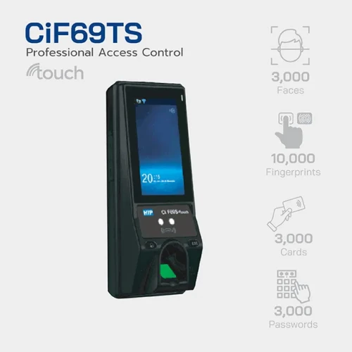 HIP Face Scan and Fingerprint Access Control รุ่น CiF69TS-1