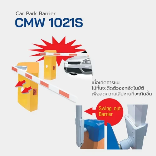 HIP ไม้กั้นรถยนต์ รุ่น CMW1021s