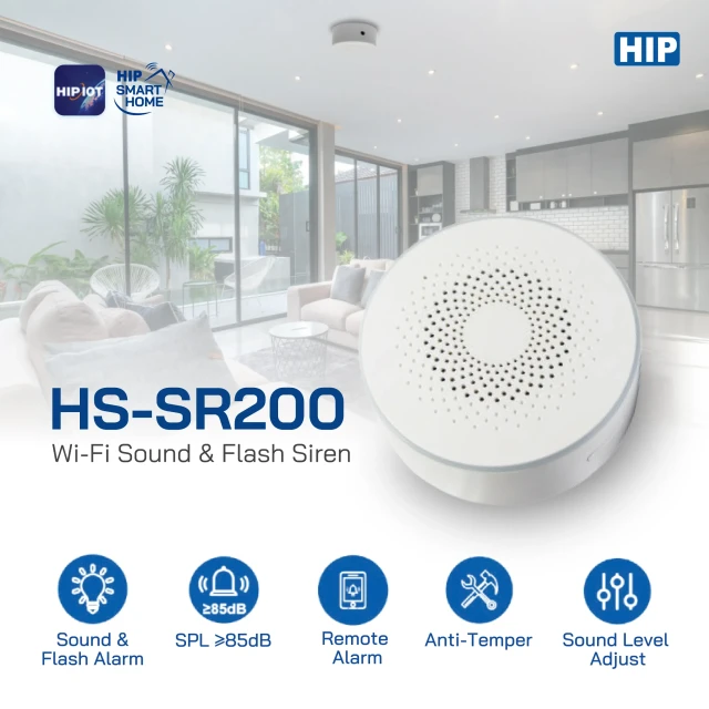 HIP Wi-Fi Sound & Flash Siren รุ่น HS-SR200