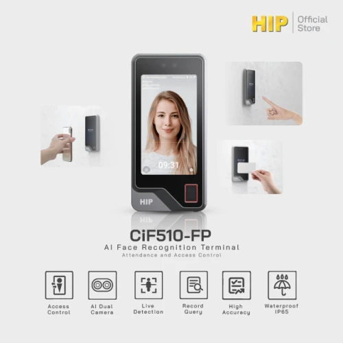 HIP เครื่องสแกนใบหน้า รุ่น CIF510-FP